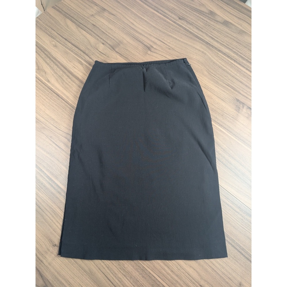Zara Basic Black Pencil Skirt Women's US M EUR M Made in Spain Career Y2K